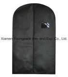 Custom Black Non-Woven Travel Suit Garment Bag