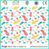 PVC Coated 600d Polyester Pineapple Printed Oxford Fabric