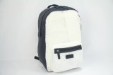 Fashion White Backpack with PU Trim for Travelling Outside (BS-128)