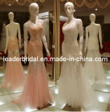 Sheer Tulle Seethrough A-Line Floor Length Evenning Dress Sh21010