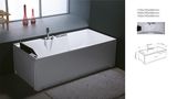 Double Apron Freestanding Hot Massage Bathtub (BNG2003)