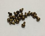 Metal Mushroom Hollow Rivet for Bags