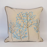 En71 Delicate Embroidery 45X45cm Tree Sofa Cushion