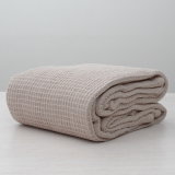 100% Cotton Classic Weave Waffle Blanket