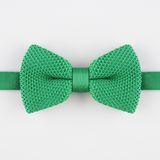 Green Knit Bow Tie