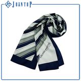 Graphic Print Hand Rolled Edge Fashion Custom Print Chiffon Scarf