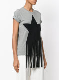Women's T-Shirt with This Fringe Star Detail