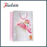 Sleeping Baby Design 4c Printed Paper Shopping Carrier Gift Bags