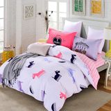 Bright Color Cotton Fabric Bedding Cotton Bed Sheet