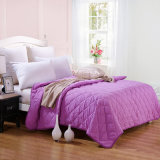 Embossed Microfiber Fabric Quilted Summer Bed Coverlet Quilt