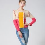 2018 New Spring/Fall Colorful Knitwear for Women Pullover Sweater Fashion