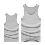 Hot Sale Low Price Knitting Cotton Rib Men Plain Singlet