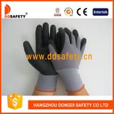 Ddsafety 2017 Black Nylon Black Nitrile Foam Glove