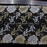 Clothing Accessories Net Yarn Flower Embroidery Lace Fabric Textile Water-Soluble