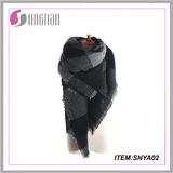 Yiwu New Arrival Print Tartan Scarf Pashmina Scarf Cashmere Scarf