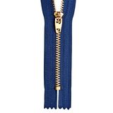 4# Closed End and Double Lock Golden Brass Zipper