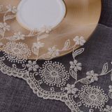 Vintage Embroidery Mesh Organza Lace