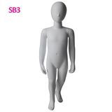 Window Fashion Shop Display Matte White Fiberglass Kids Mannequins