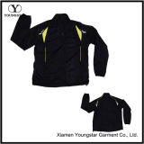 Black Polyester Sports Sporty Sport Jacket for Men