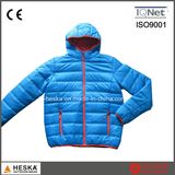 Winter Nylon Quilted Padded Mens Insulated Bomber Jacket