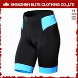 Custom Made High Quality Blank Fashionable Cycling Pants Black (ELTCSI-10)