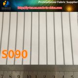 White Polyester Yarn Dyed Stripe Sleeve Lining Textile Fabric (S90.105)