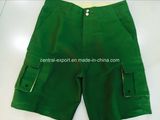Oeko-Tex Flat Waist Cotton Pure Color Men Board Short Swimwear