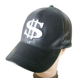 Leather Baseball Cap in Solid Color (LT-4)