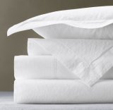 100% Cotton Plain White Luxury Hotel Bed Sheet (DPH7749)