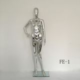 Chrome Sliver Golden Plastic Female Wholesale Model Mannequin