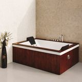 Monalisa Classic Wooden Skirt Rectangle Bathtub (M-2036A)