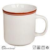 Straight Stonware with Hand Painting Big Mug