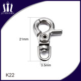 Fashion Alloy Material K22 Small Lanyard Hook
