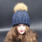 Wholesale Woolen Pompoms Winter Hat