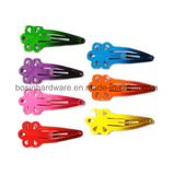 Colorful Flower Snap Meatl Hairpin Hair Clip for Headwear