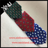 100% Silk Custom Printed Mens Fashion Christmas Tie
