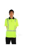 Hi Vis Reflective Safety Work Polo Shirt