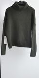 50%Lamb Wool 50%Nylon Knit Puullover Sweater for Ladies