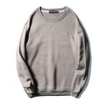 China Wholesale Crew Neck Plain Cotton Sweatshirt