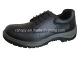 Full Smooth Leather Safety Working Shoes Low Cut Ankle (HQ01033)