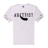 Stylish Men Cheap Print White T-Shirts