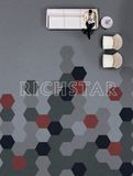 Nylon Carpet Tile with PVC Backing-Honeycomb