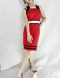 Hot Style Women's Knitted Fashion Dress with Assorted Colors