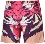 Oeko-Tex 3D Print Full Waist Polyester Men Board Short Swimwear