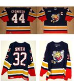 Personalized Ohl Barrie Colts Jersey Smith Crombeen Embroidered Hockey Jerseys