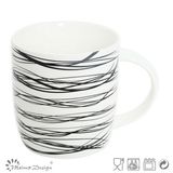 12oz New Bone China Mug with Decal Design