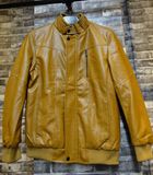 High Grade Motorcycle Men Leather Jacket PU Shell Fabric