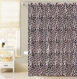 Leopard Disign PEVA Shower Curtain for Bathroom