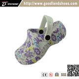 Confortable Kids Garden Clog Painting Shoes for Children 20288b-1