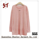 Wholesale High-Quality Pure Color Casual Long T-Shirt for Women